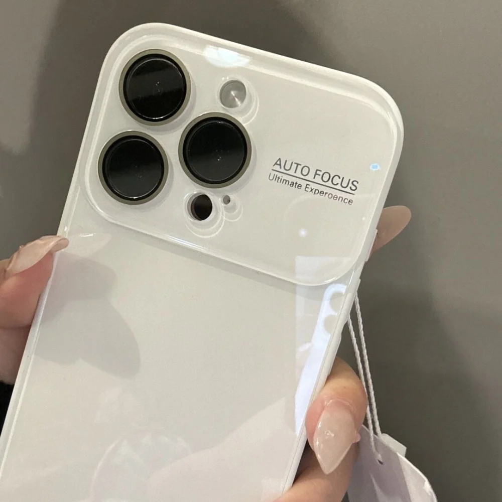 kf-S51d7d5e8424f43d9b76e36541b20f562f Luxury Makaron Full Camera Protection Phone Case for iPhone 16 15 14 13 Pro Max Plus Pure Hard Acrylic Candy Glossy Armor Cover - Image 6